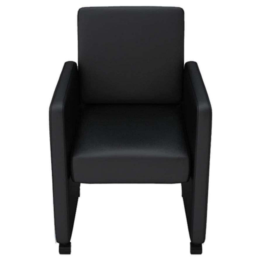 Eetkamerstoelen Kunstleer 4 Zwart