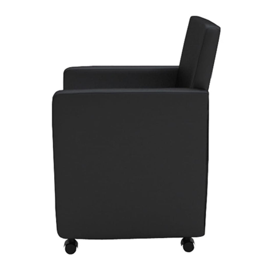 Eetkamerstoelen Kunstleer 4 Zwart