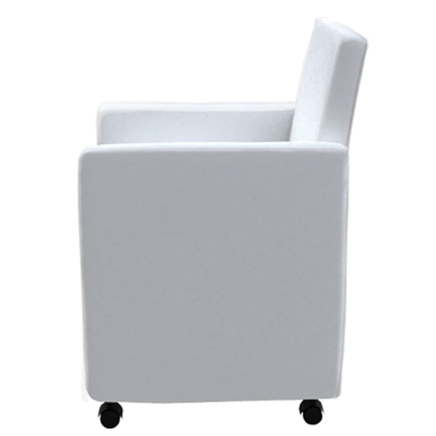 Eetkamerstoelen Kunstleer 4 Wit