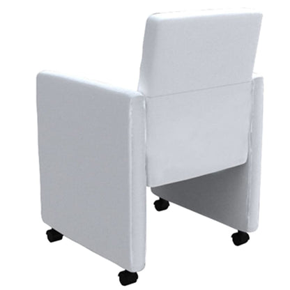Eetkamerstoelen Kunstleer 4 Wit