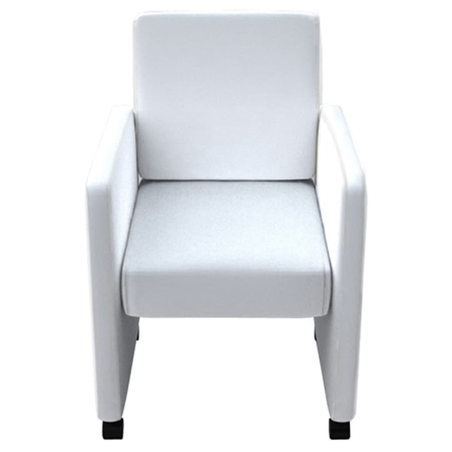Eetkamerstoelen Kunstleer 6 Wit