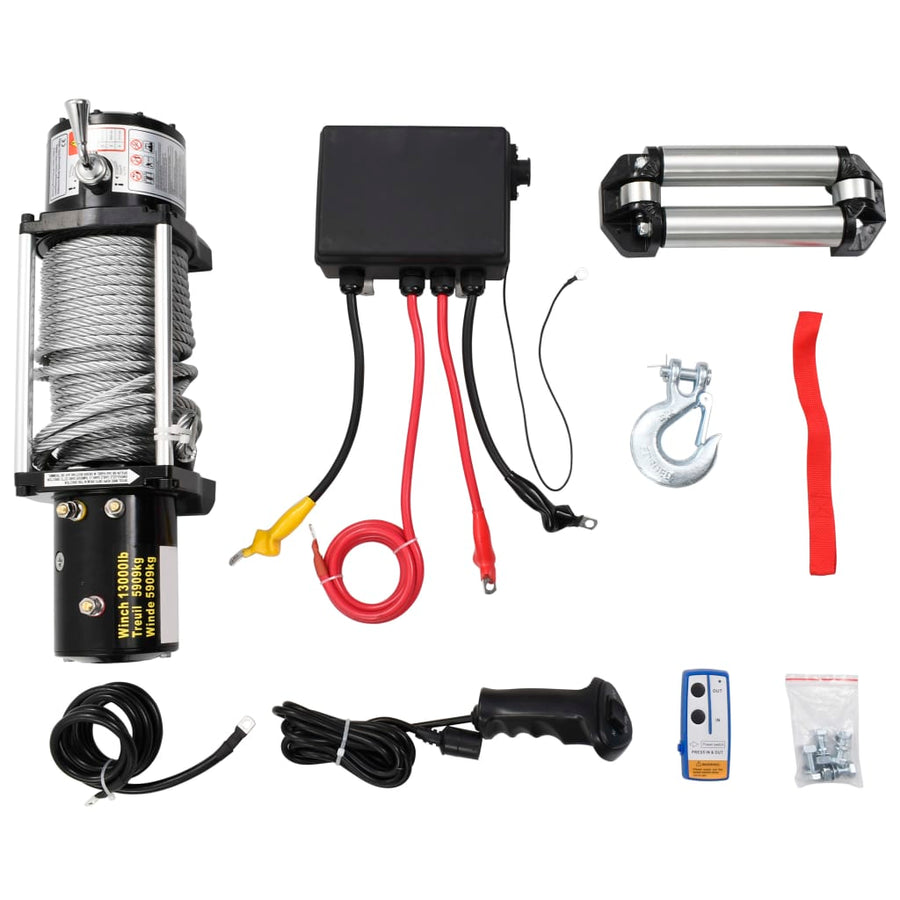 Elektrische Lier 12 V 5909 Kg