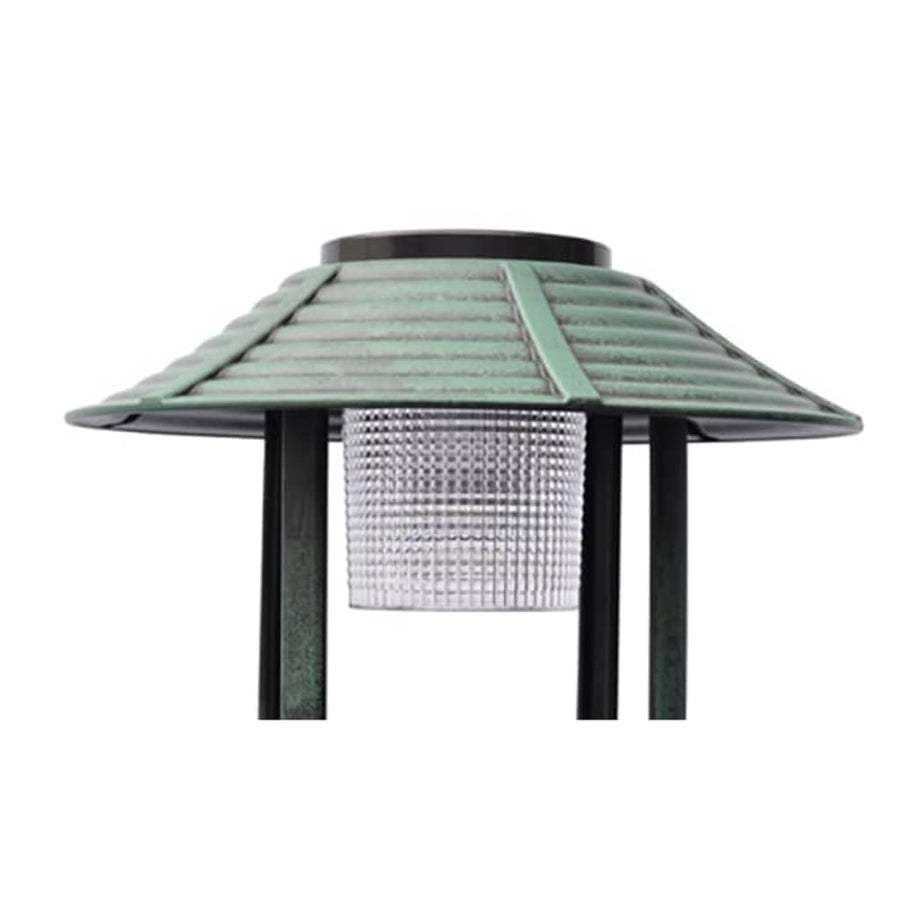 Vogelbad/Voederhuisje Met Solarverlichting Groen
