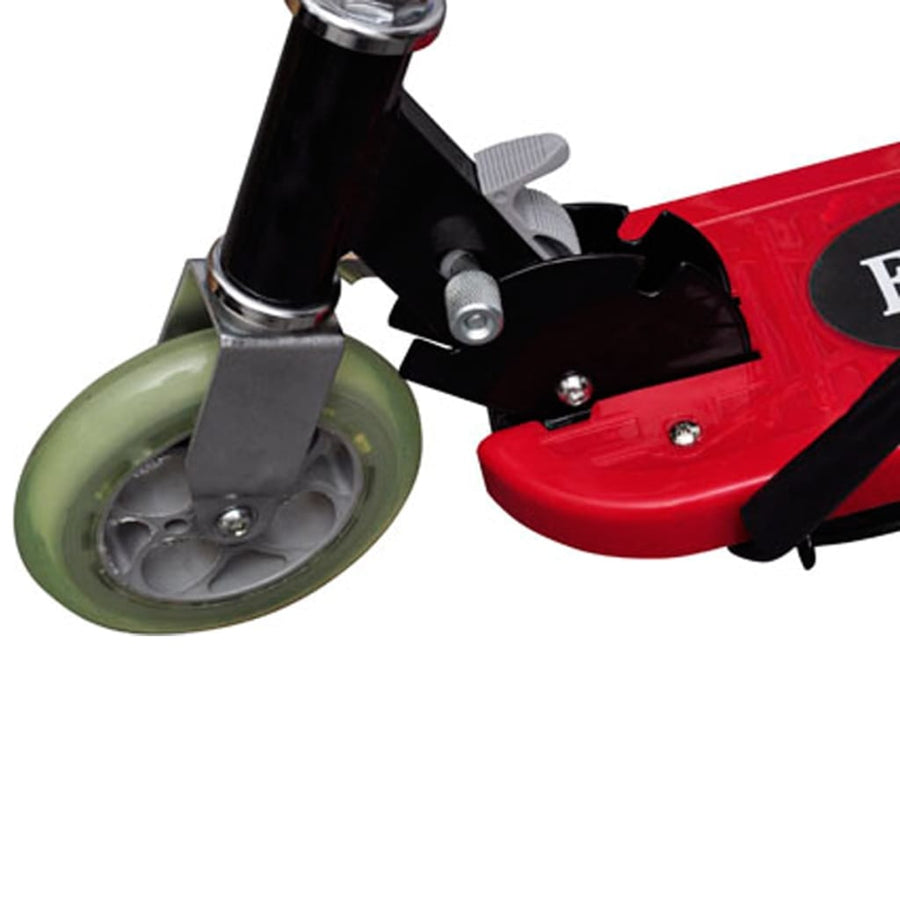 Step Elektrisch Met Zitje 20 W Rood met zadel