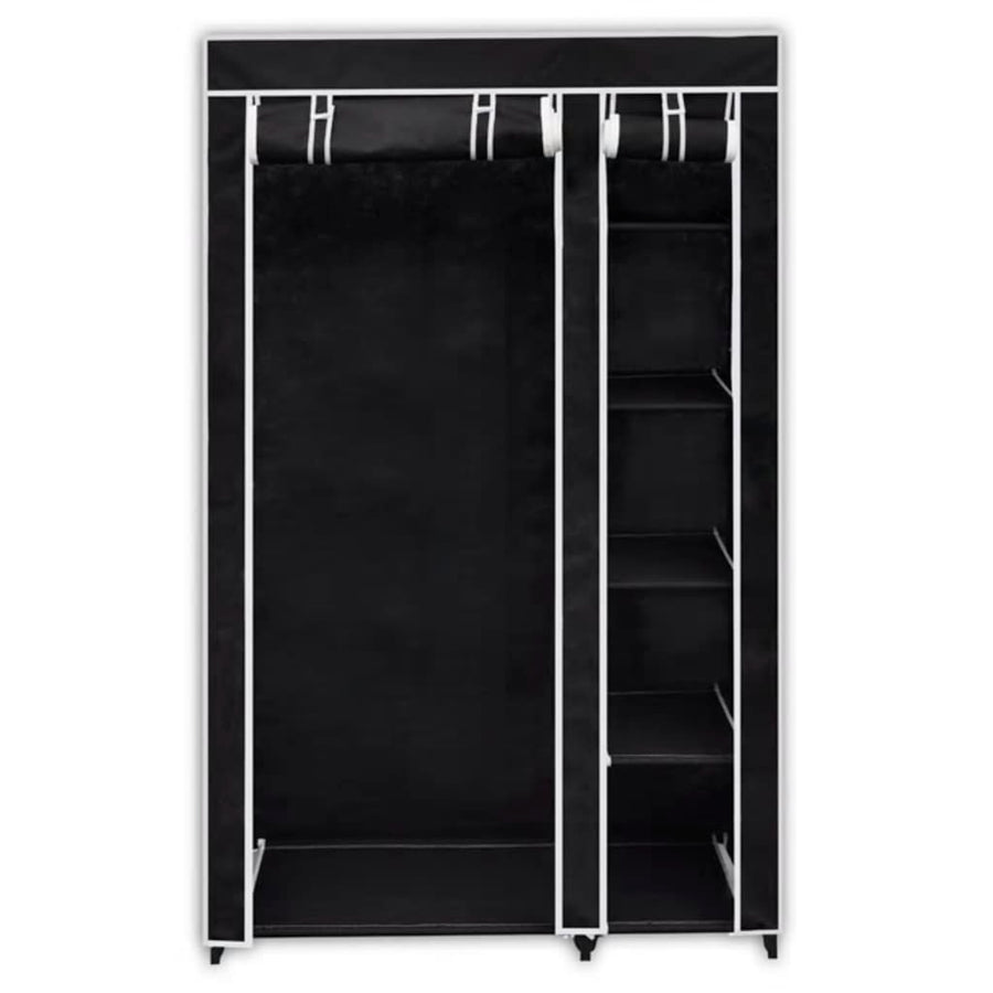Kledingkast Opvouwbaar 0X45X75 Cm Zwart