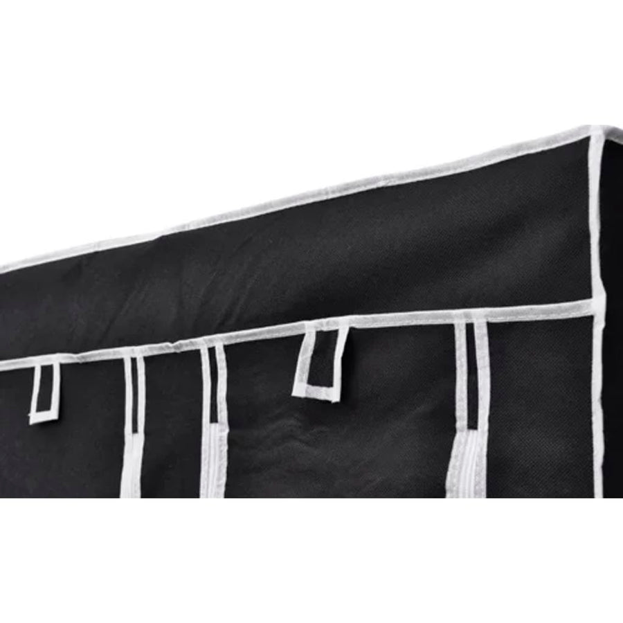 Kledingkast Opvouwbaar 0X45X75 Cm Zwart