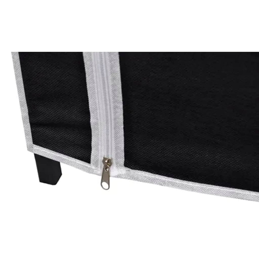 Kledingkast Opvouwbaar 0X45X75 Cm Zwart