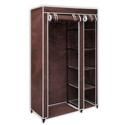 Kledingkast stof 110x45x175 cm bruin