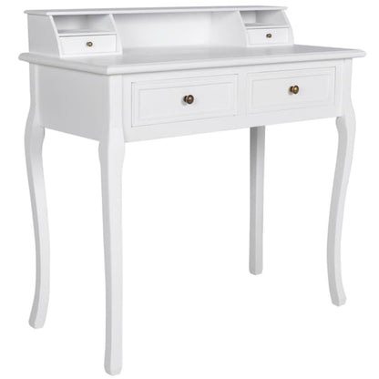 Kaptafel Femke Met Lades Wit