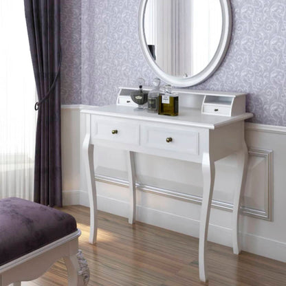 Kaptafel Femke Met Lades Wit