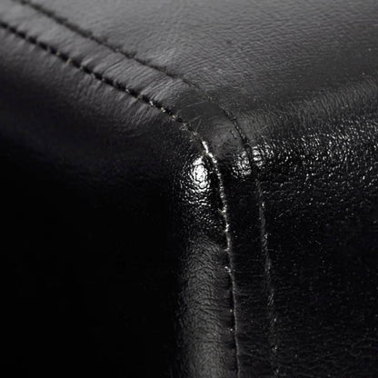Fauteuil Kubus Kunstleer Zwart