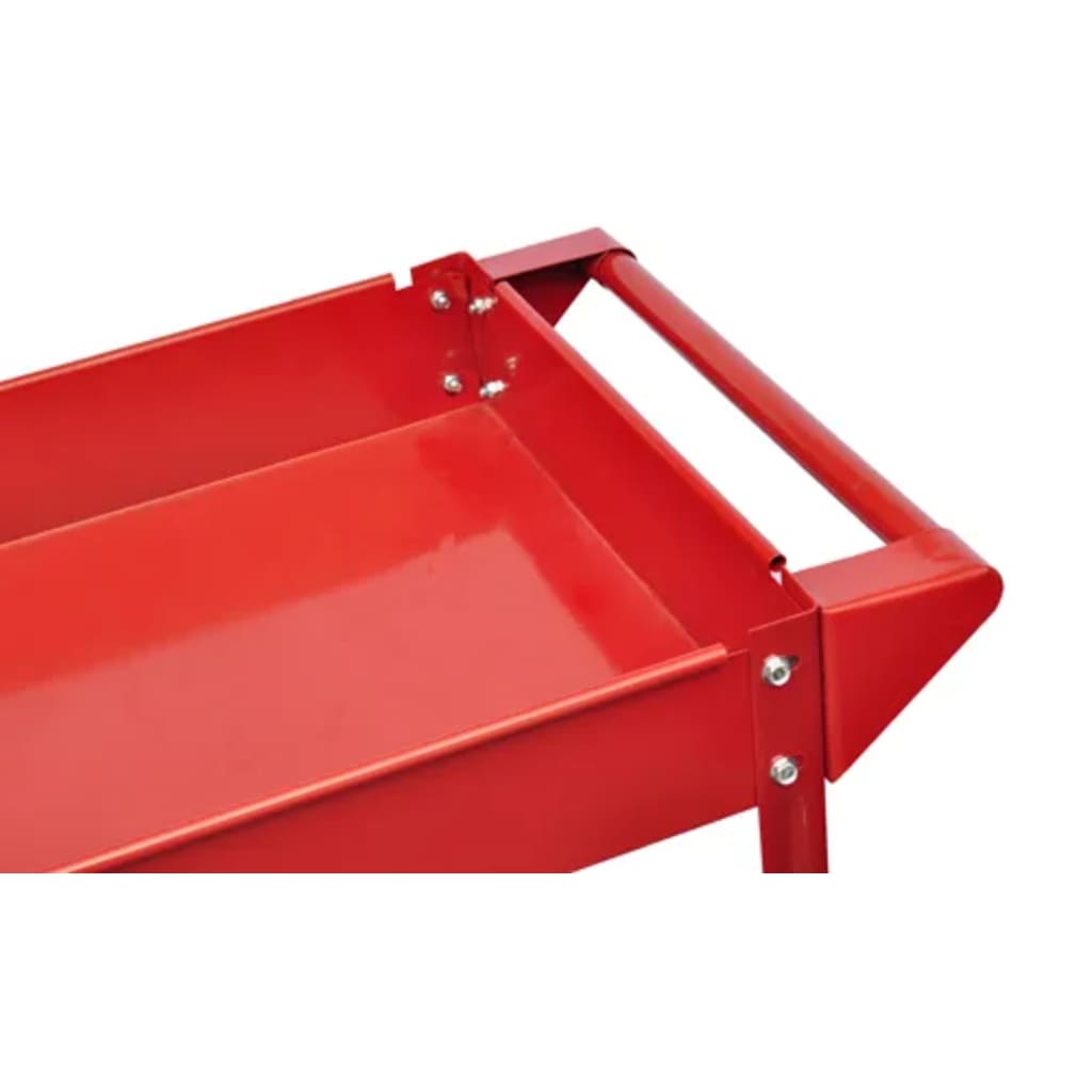 Gereedschapstrolley 100 Kg Rood 2 lagen