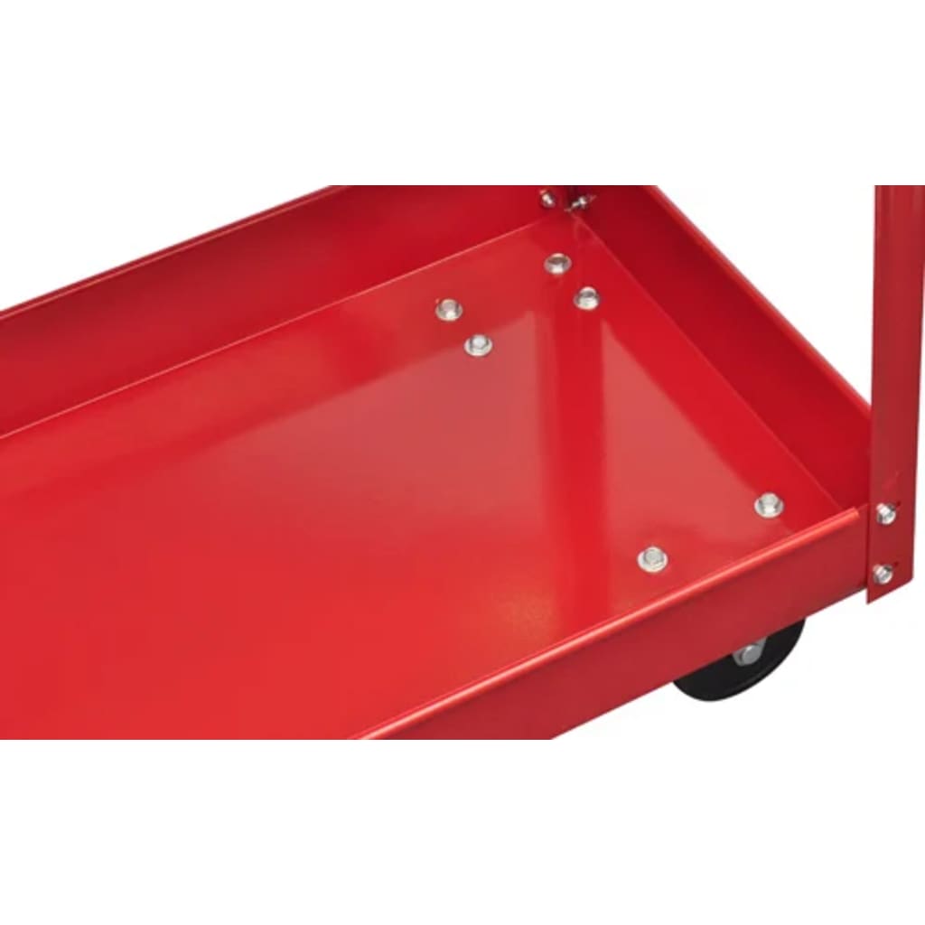 Gereedschapstrolley 100 Kg Rood 2 lagen