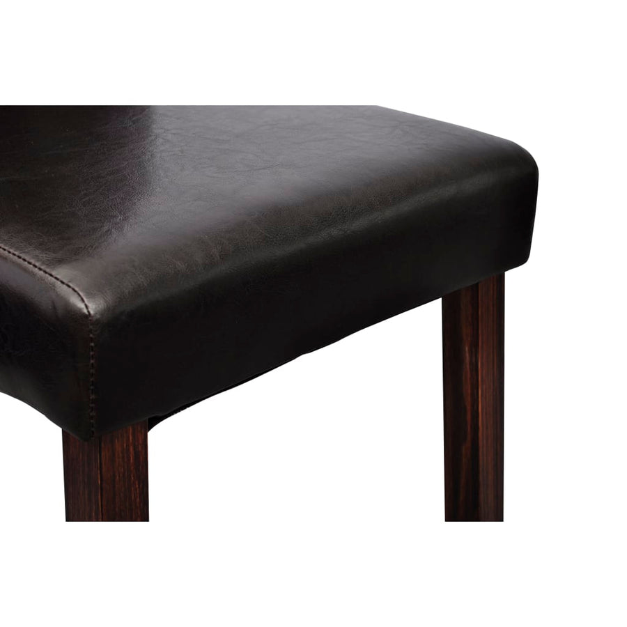 Eetkamerstoelen Kunstleer 6 Zwart