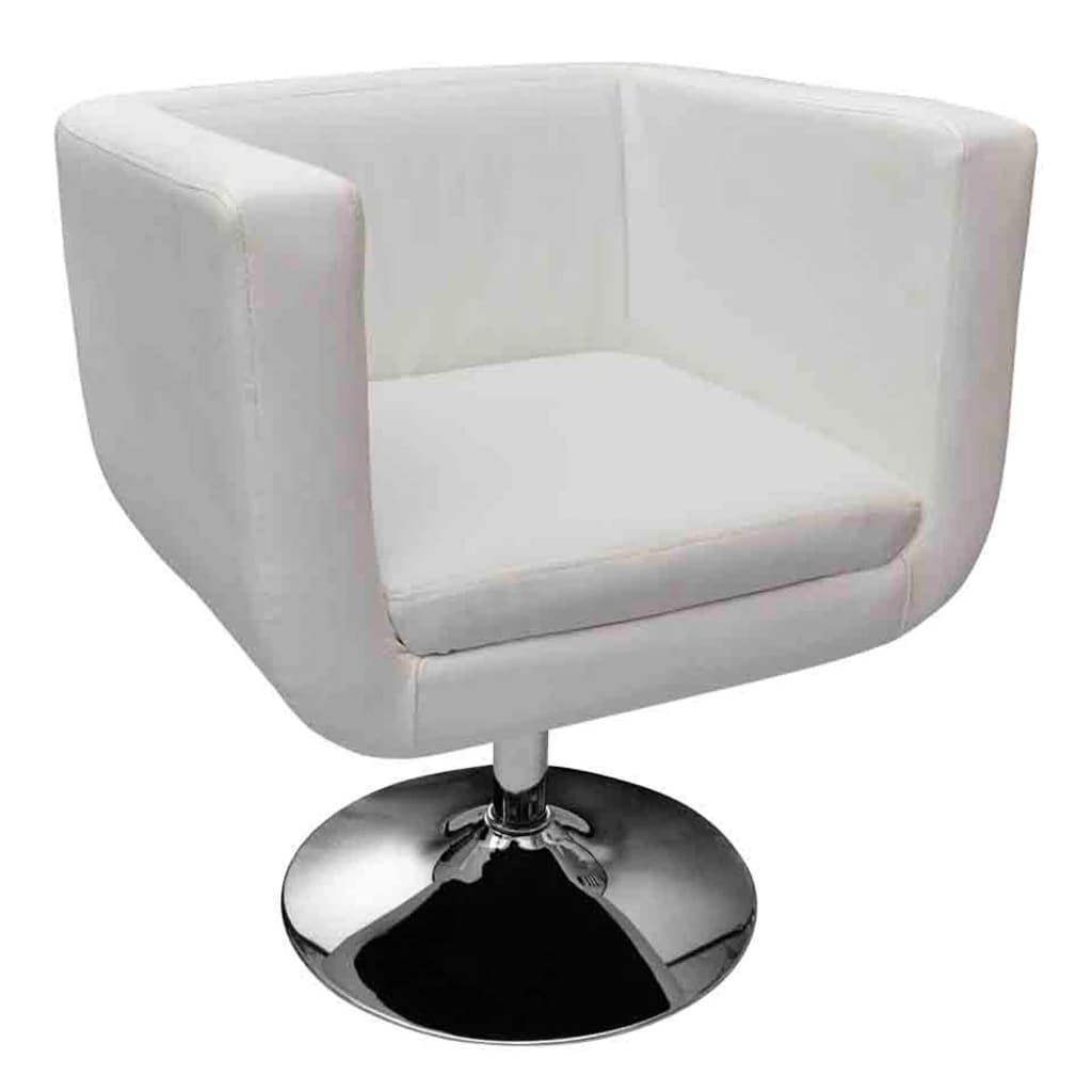 Barstoelen Kunstleer 2 Wit