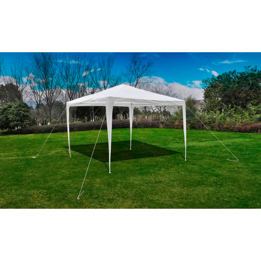 Tuinprieel Met Piramidedak 3 x 3 m Wit