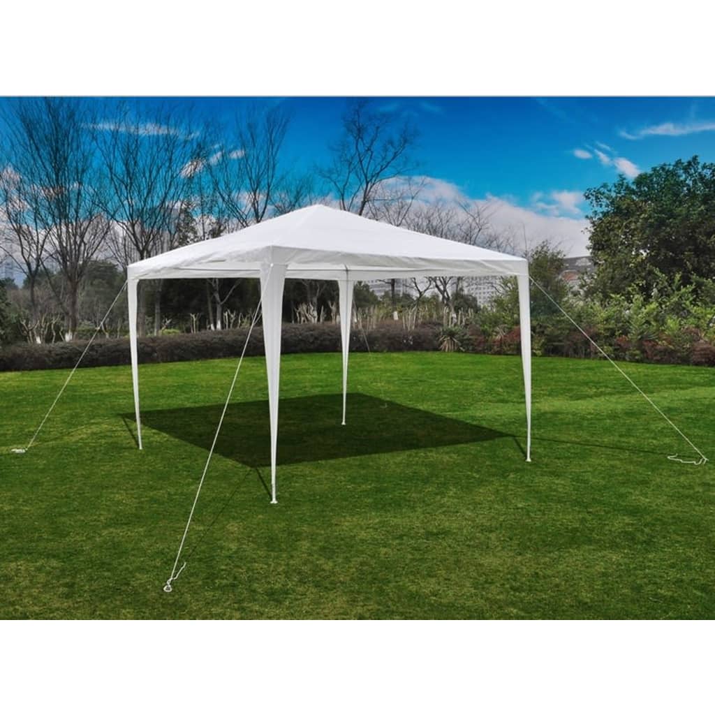 Tuinprieel Met Piramidedak 3 x 3 m Wit
