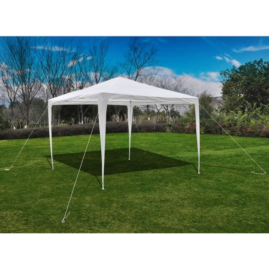 Tuinprieel Met Piramidedak 3 x 3 m Wit