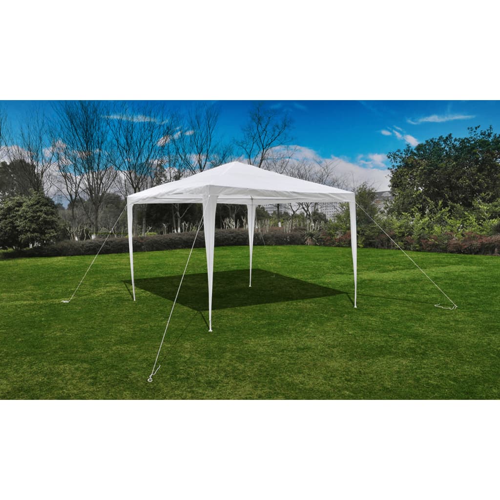 Tuinprieel Met Piramidedak 3 x 3 m Wit