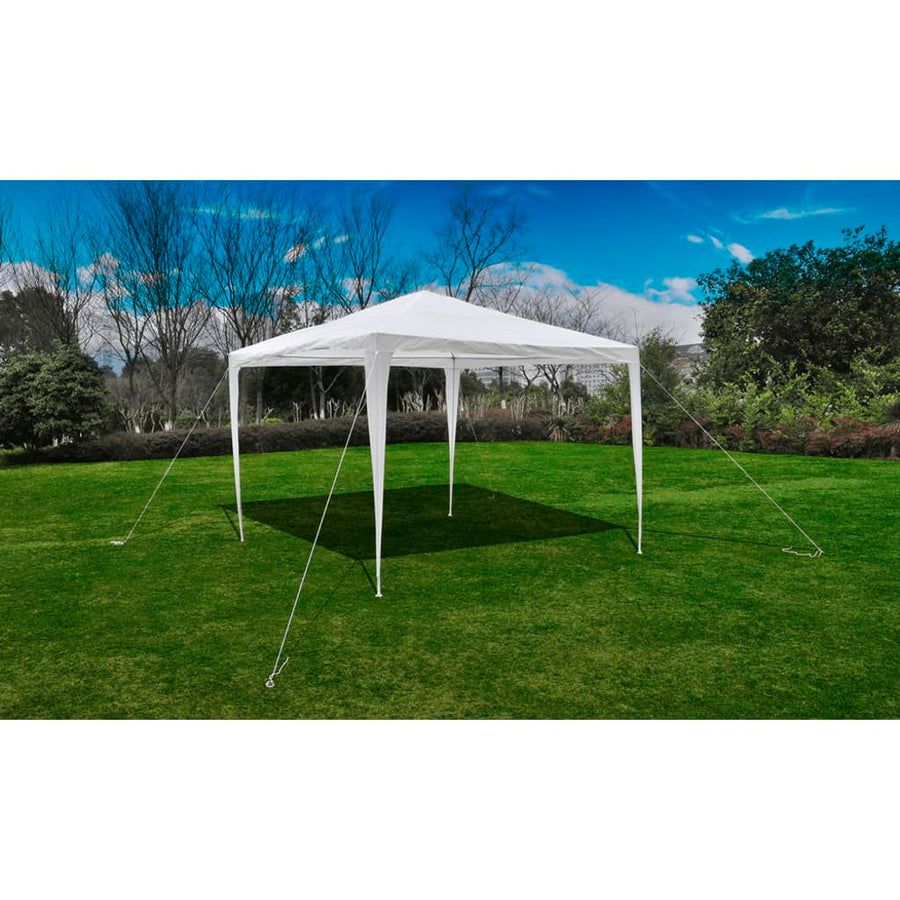 Tuinprieel Met Piramidedak 3 x 3 m Wit