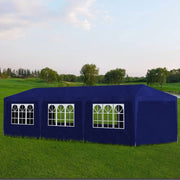 Partytent 9x3 m blauw