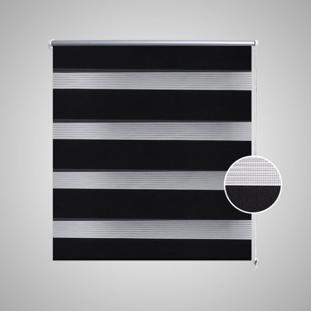 Duo Rolgordijn 50X100Cm 50 x 100 cm Zwart