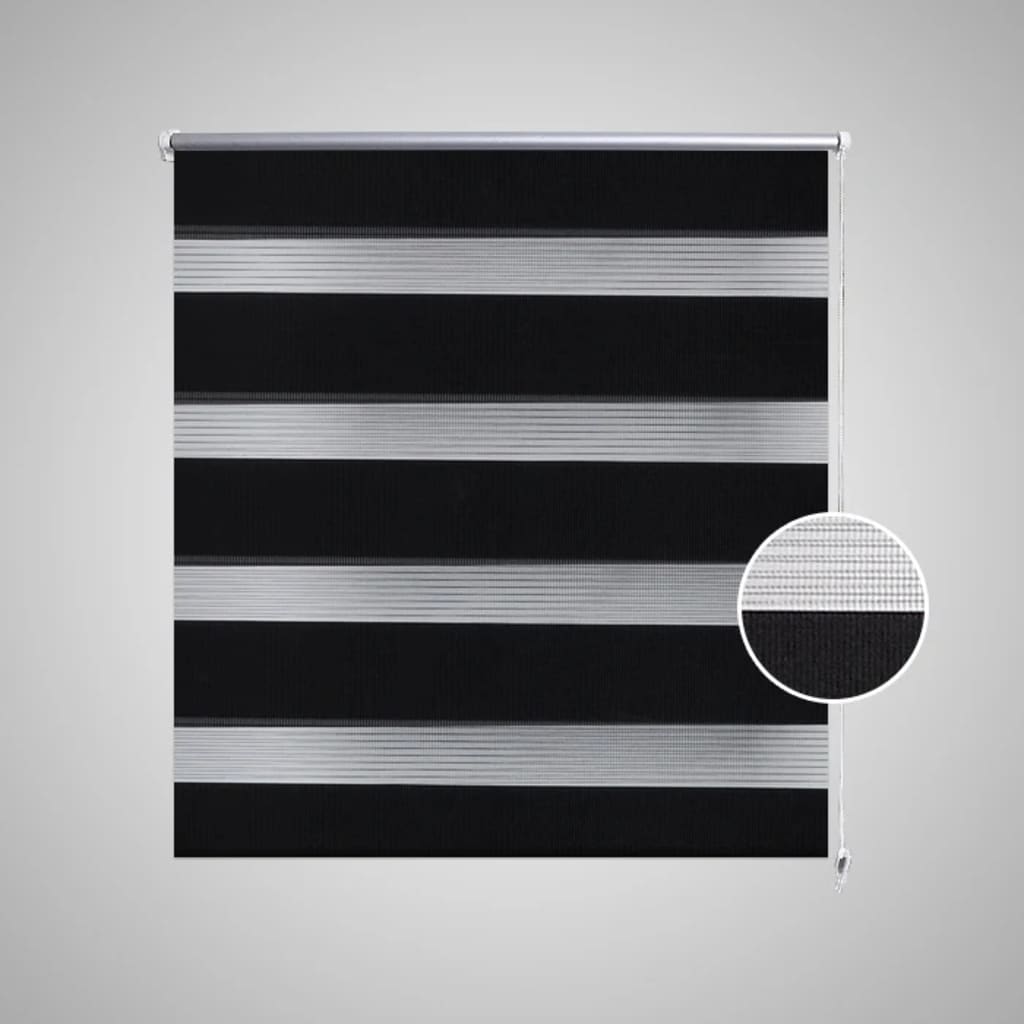 Duo Rolgordijn 120 X 175 Cm Zwart