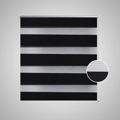 Duo Rolgordijn 120 X 175 Cm Zwart