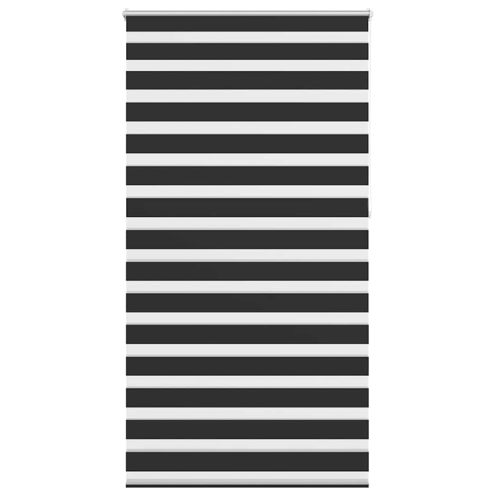 Zebra rolgordijn 120,9 x 230 cm stofbreedte 116,7 cm zwart