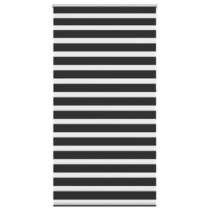 Zebra rolgordijn 120,9 x 230 cm stofbreedte 116,7 cm zwart