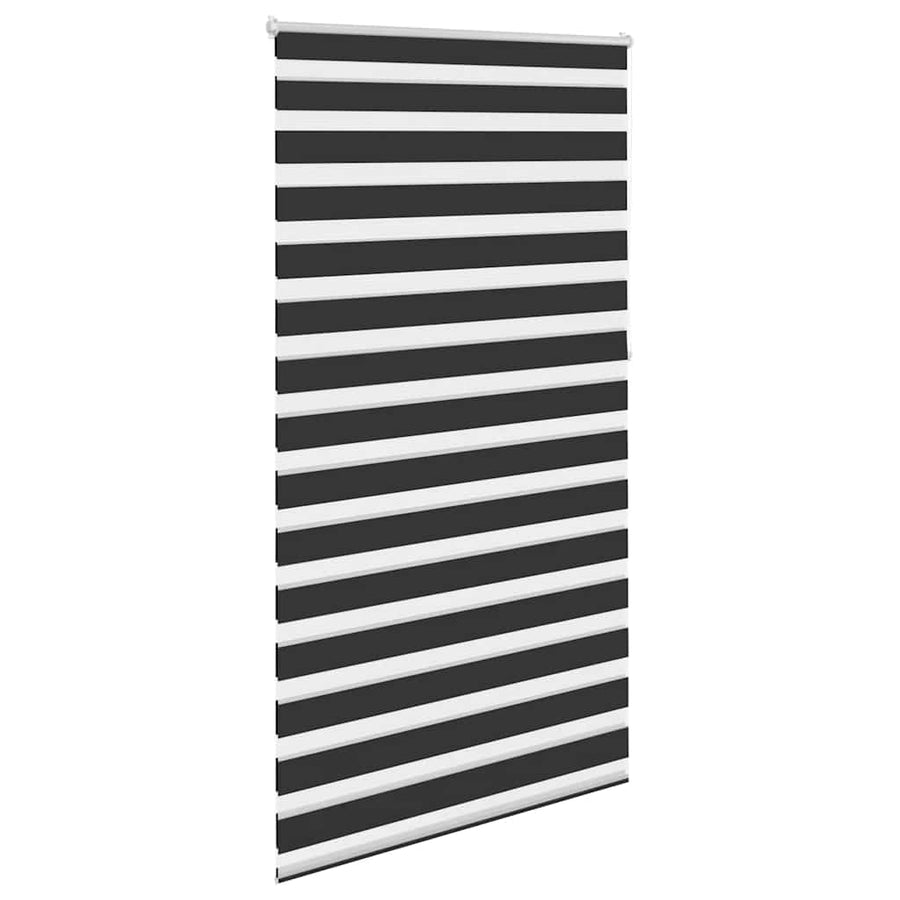 Zebra rolgordijn 120,9 x 230 cm stofbreedte 116,7 cm zwart