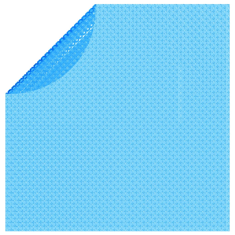 Solar zwembadfolie drijvend rond 300 cm PE blauw Ø 300 cm Blauw