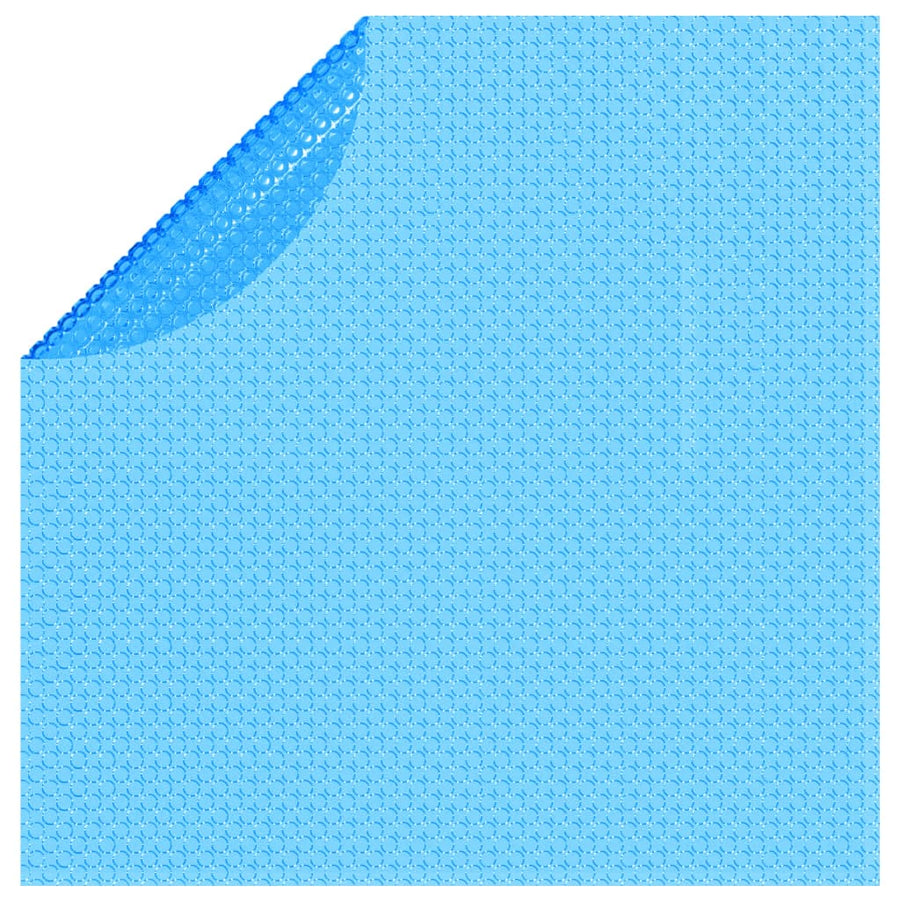 Solar zwembadfolie drijvend rond 455 cm PE blauw Ø 455 cm Blauw