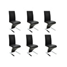 Dining Chairs Faux Leather 6