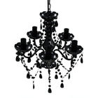 Kroonluchter kristal 38x45 cm zwart