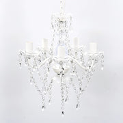 Kroonluchter 40 cm transparant kunstglas