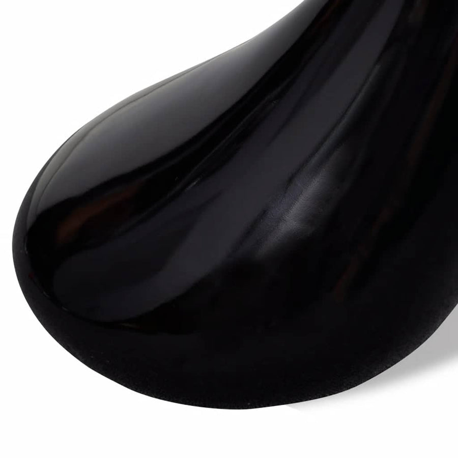 Salontafel Met Rond Glazen Tafelblad Hoogglans 2