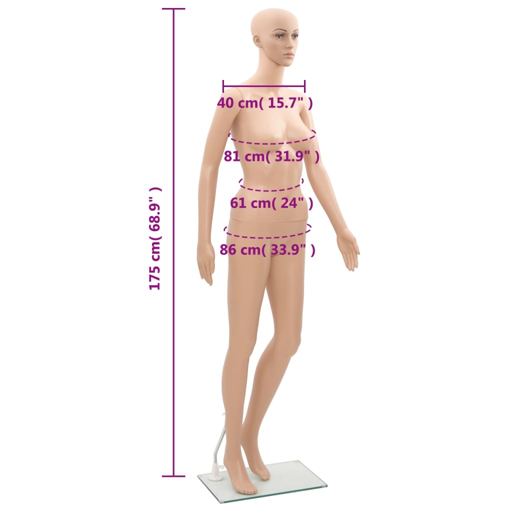 Etalagepop Vrouw A Vrouw met hoofd en gezicht A