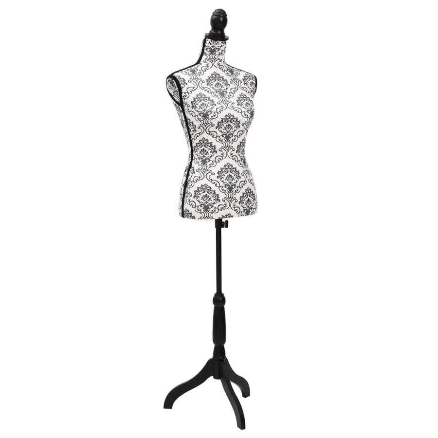 Etalagepop Torso Vrouw Zwart en wit