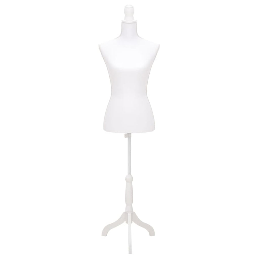 Etalagepop torso vrouw wit Wit
