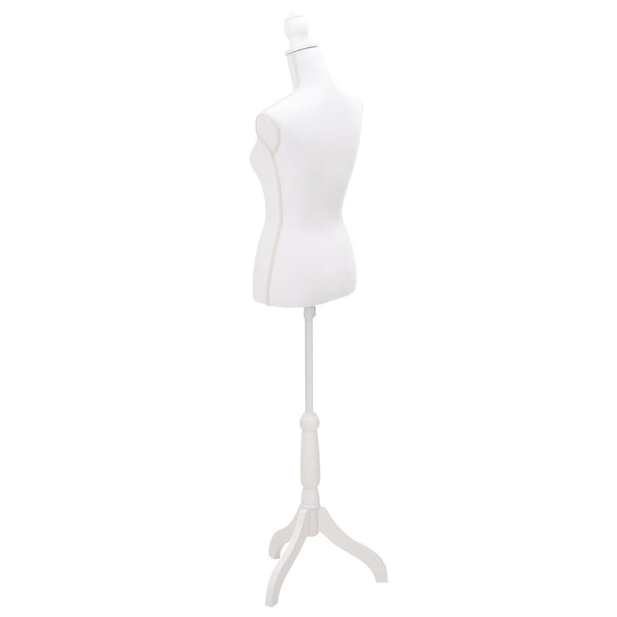 Etalagepop torso vrouw wit Wit