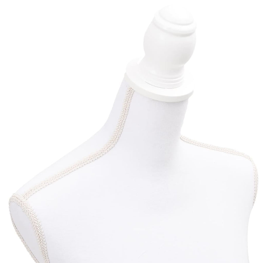 Etalagepop torso vrouw wit Wit