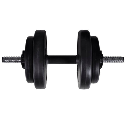 Barbell- En Dumbbellset 60,5 Kg 60.5 kg Rechte stang