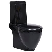 Toilet keramiek zwart met soft-close