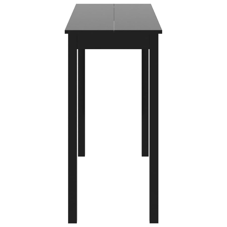 Bartafel 115X55X107 Cm Mdf Zwart