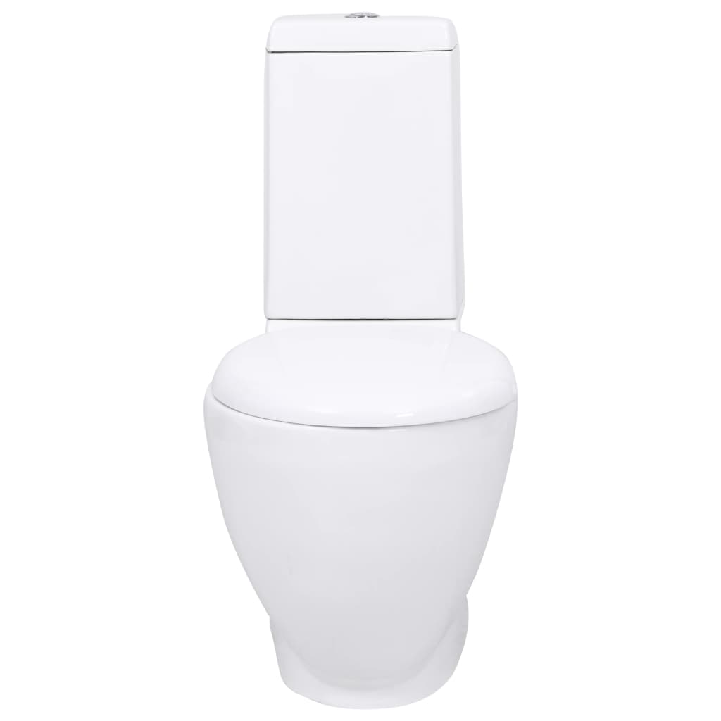 Toilet Met Afvoer Achter Keramiek Wit
