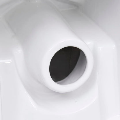 Toilet Met Afvoer Achter Keramiek Wit