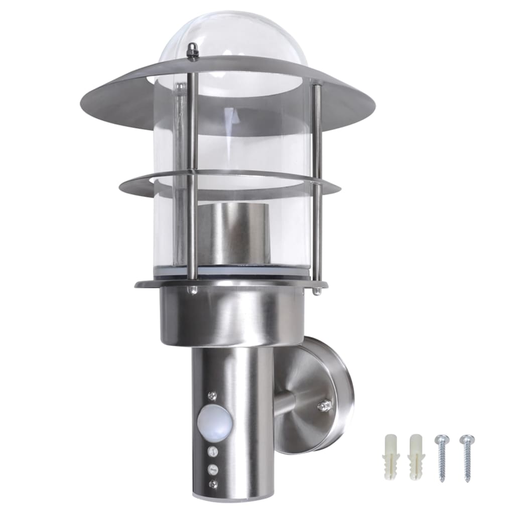 Buitenmuurlamp Met Bewegingssensor Rvs