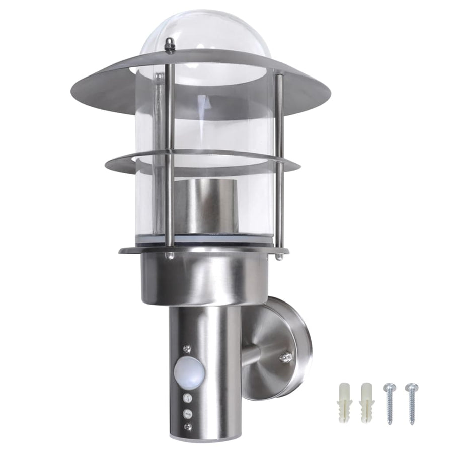 Buitenmuurlamp Met Bewegingssensor Rvs