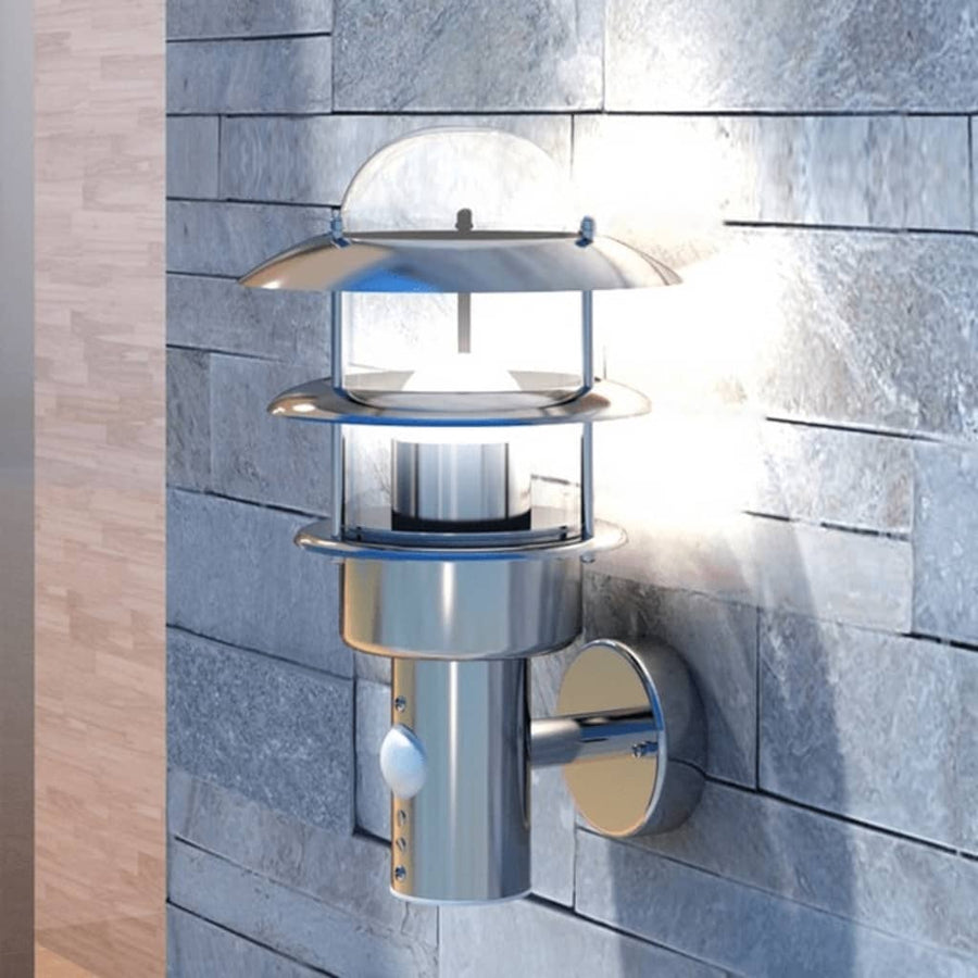 Buitenmuurlamp Met Bewegingssensor Rvs